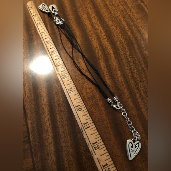 NWOT Brighton BRAZILIAN multi strand heart charm necklace - Picture 6 of 9